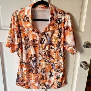 San Francisco Giants Celebration Action Cable Car Fan Shirt M